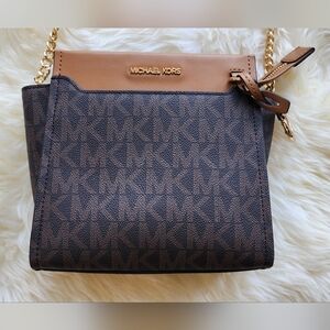 Michael Kors Brown and Tan Women's Bag